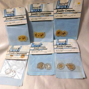Halcraft Jewelry Making Components Filigree Sets Lot NEW Vintage